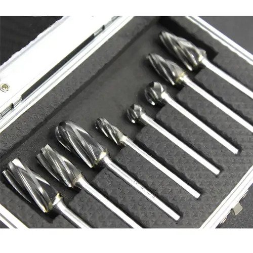 Universal carbide burr set for multiple materials